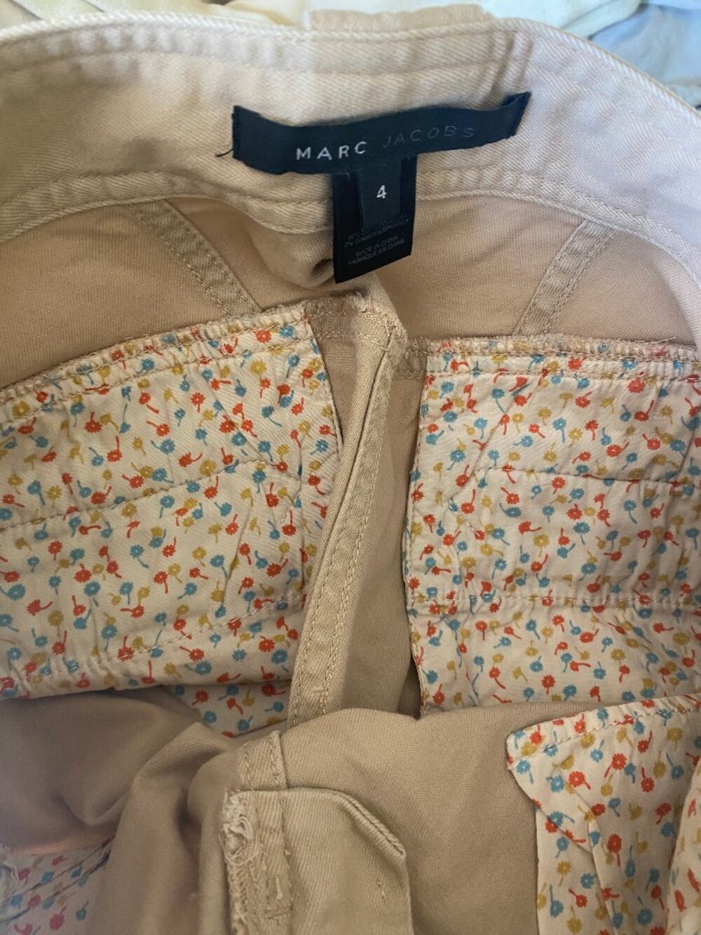 Marc by Marc Jacobs vintage A-line Tan Cotton Skirt - Picture 7 of 13